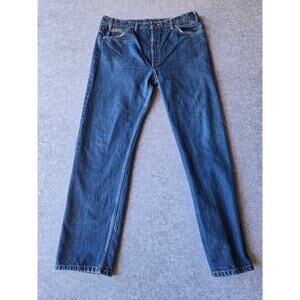 Levi's Men's 505 Jeans Blue Medium Wash Straight Leg Orange Tab 38x32